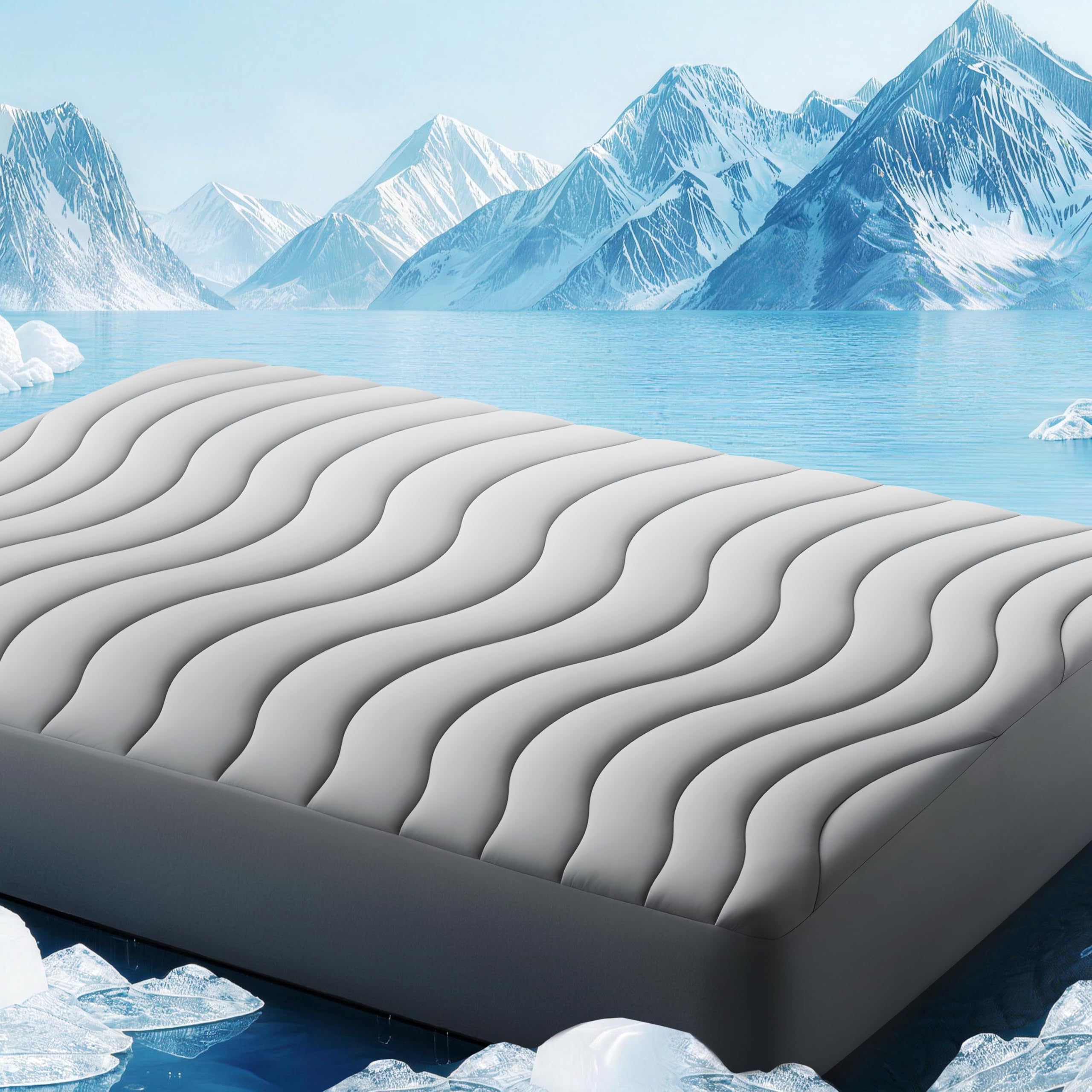 EASELAND Cooling Mattress Pad Queen