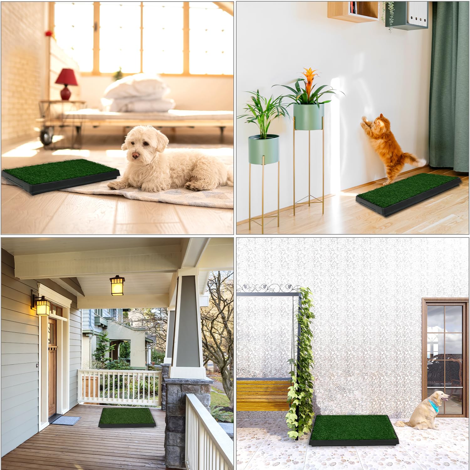 Hond Toilet in Groen/Hond Loo/Toilet Reizen Toilet voor Honden/Turf/Puppy Toilet/Pads