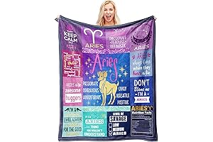 Aries Blanket - Aries Gifts for Her; Unique Astrology Gift Idea