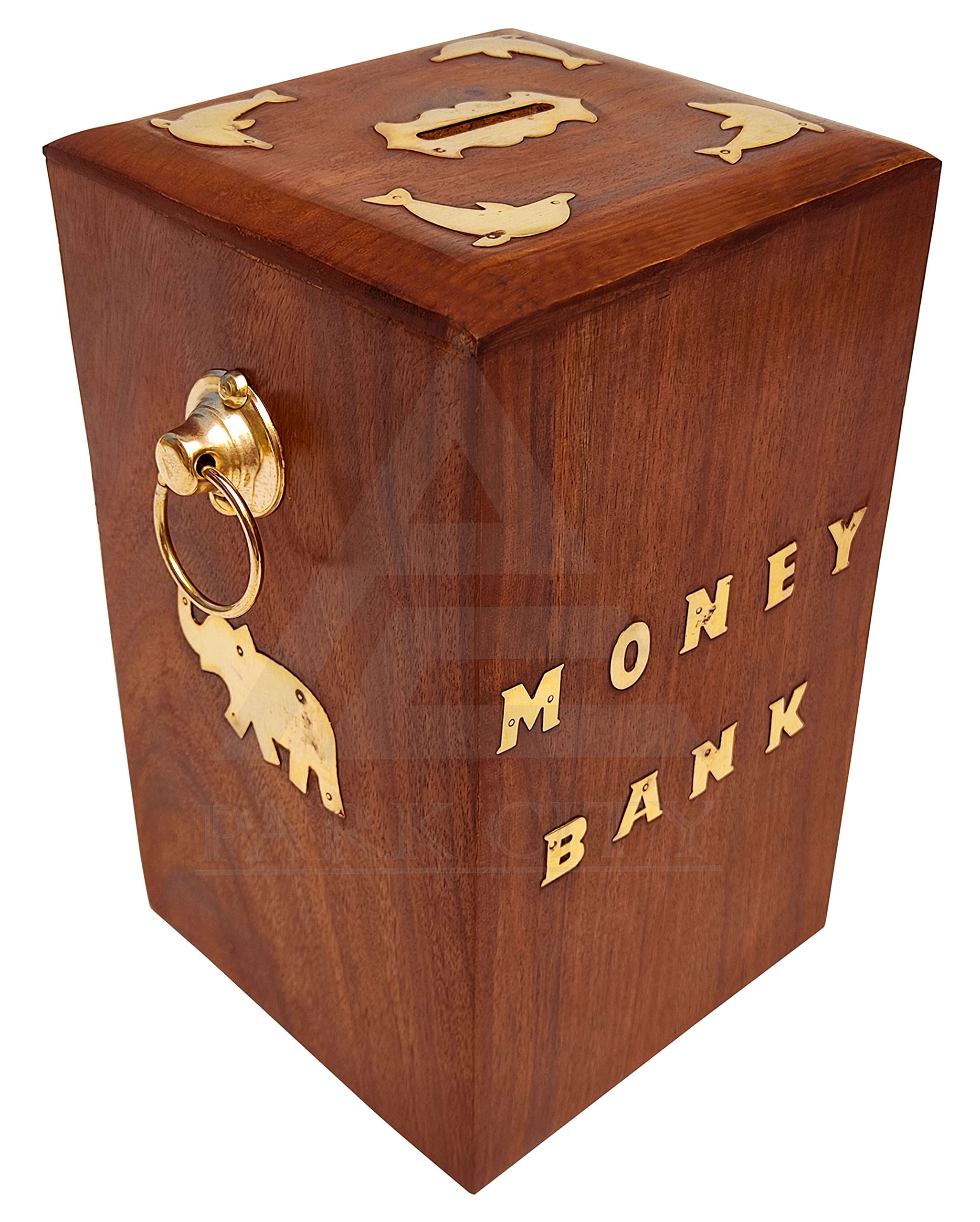 VDIX Wooden Money Bank - Big Size Master Size Large Piggy Bank Wooden 7 x 5 inch inch for Kids and Adults (Brown) (Large 7x5 Inch) (B08W1XSWLH) Amazon Price History, Amazon Price Tracker