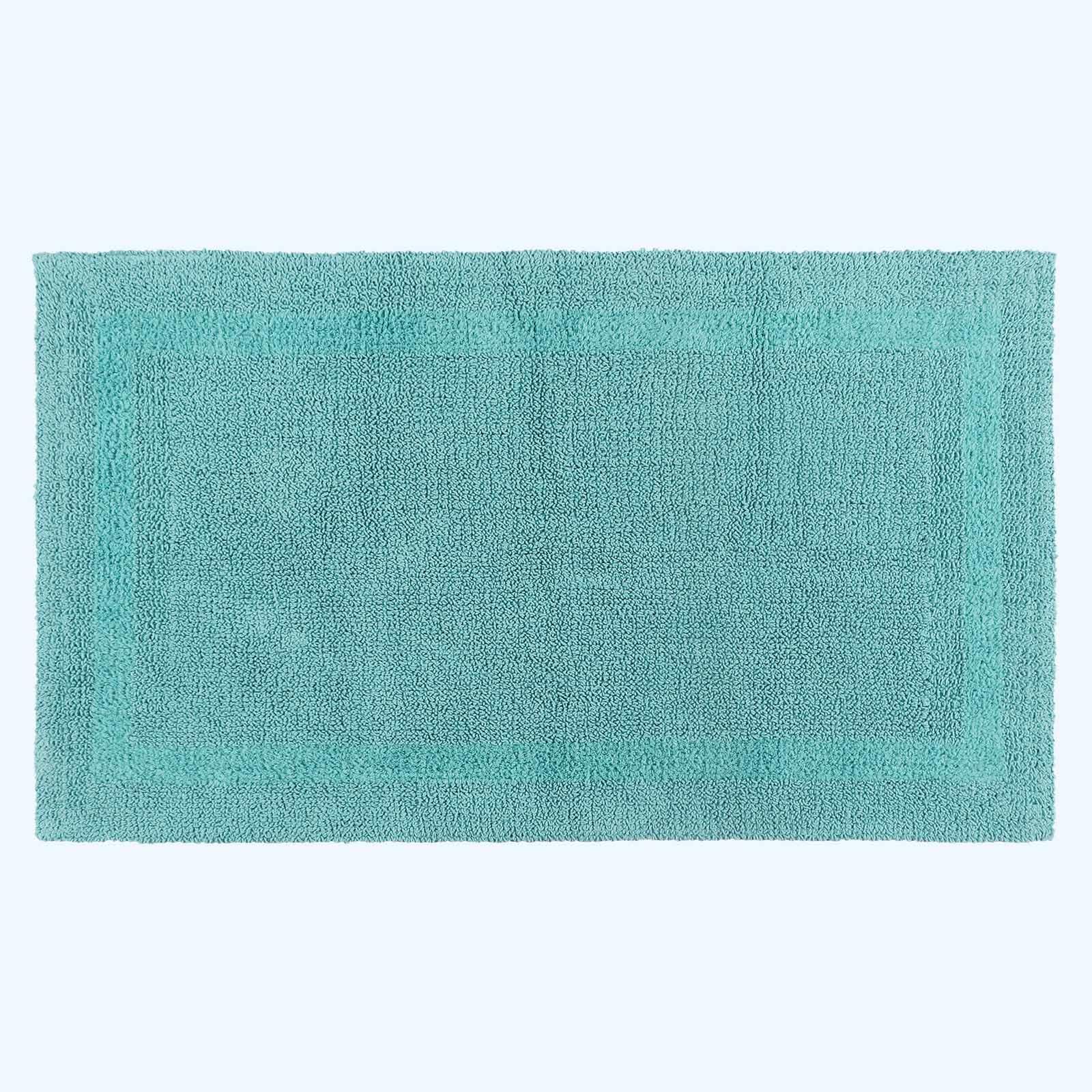 HOMESCAPES Toilet Mat, Luxury 1600gsm Extra Soft 100% Cotton, Reversible Bathroom Mats Non-Slip, Washable, Super Absorbent, Quick-Dry, Raspberry Pink Pedestal Rug for Toilet, 50 x 55 cm — view 81