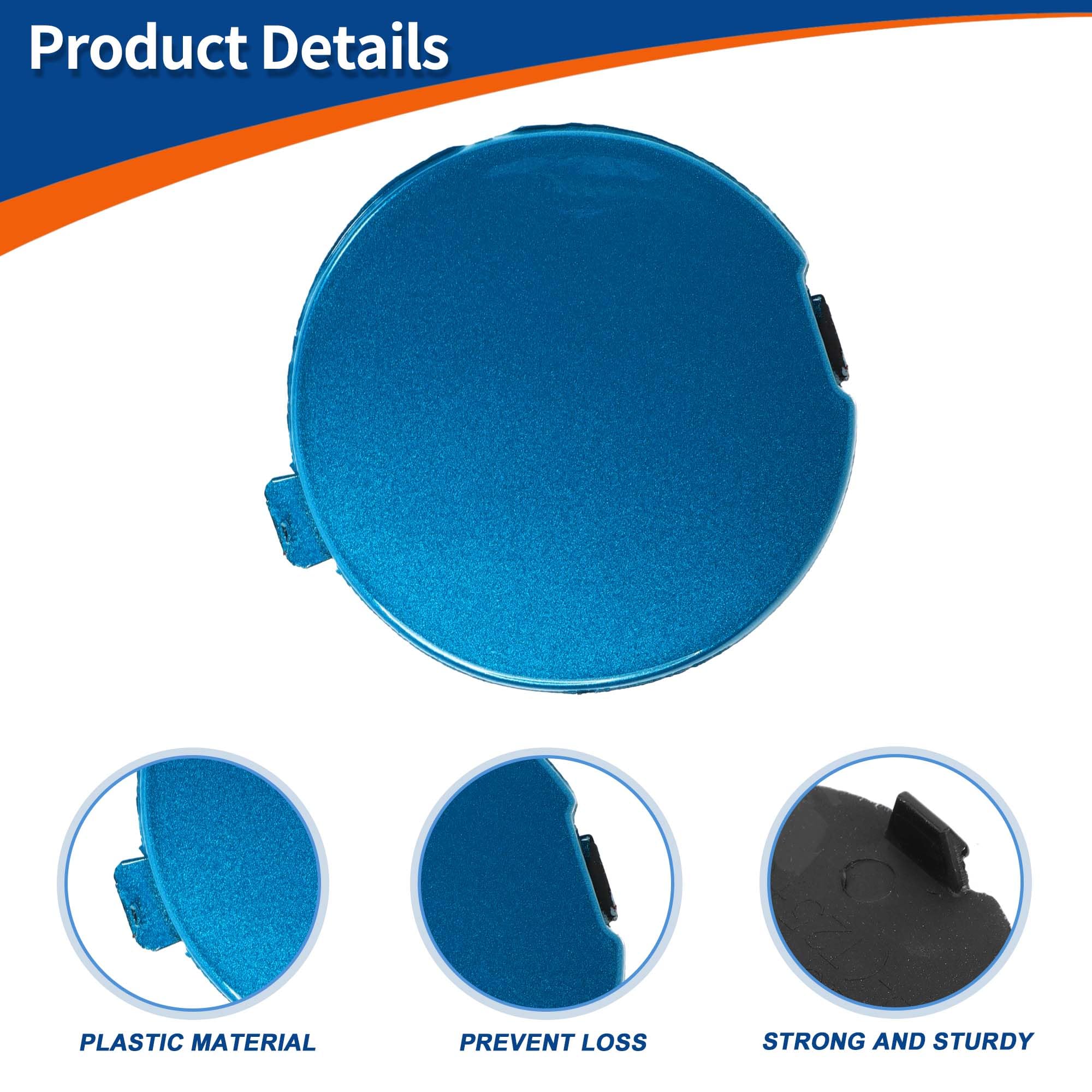 ACROPIX Front Right Passenger Side Car Bumper Tow Hook Cover Tow Cover Cap Snowflake White Fit For Mazda Cx 3 2016 2021 No.d10j50a11a Pack Of 1 I.1687442325