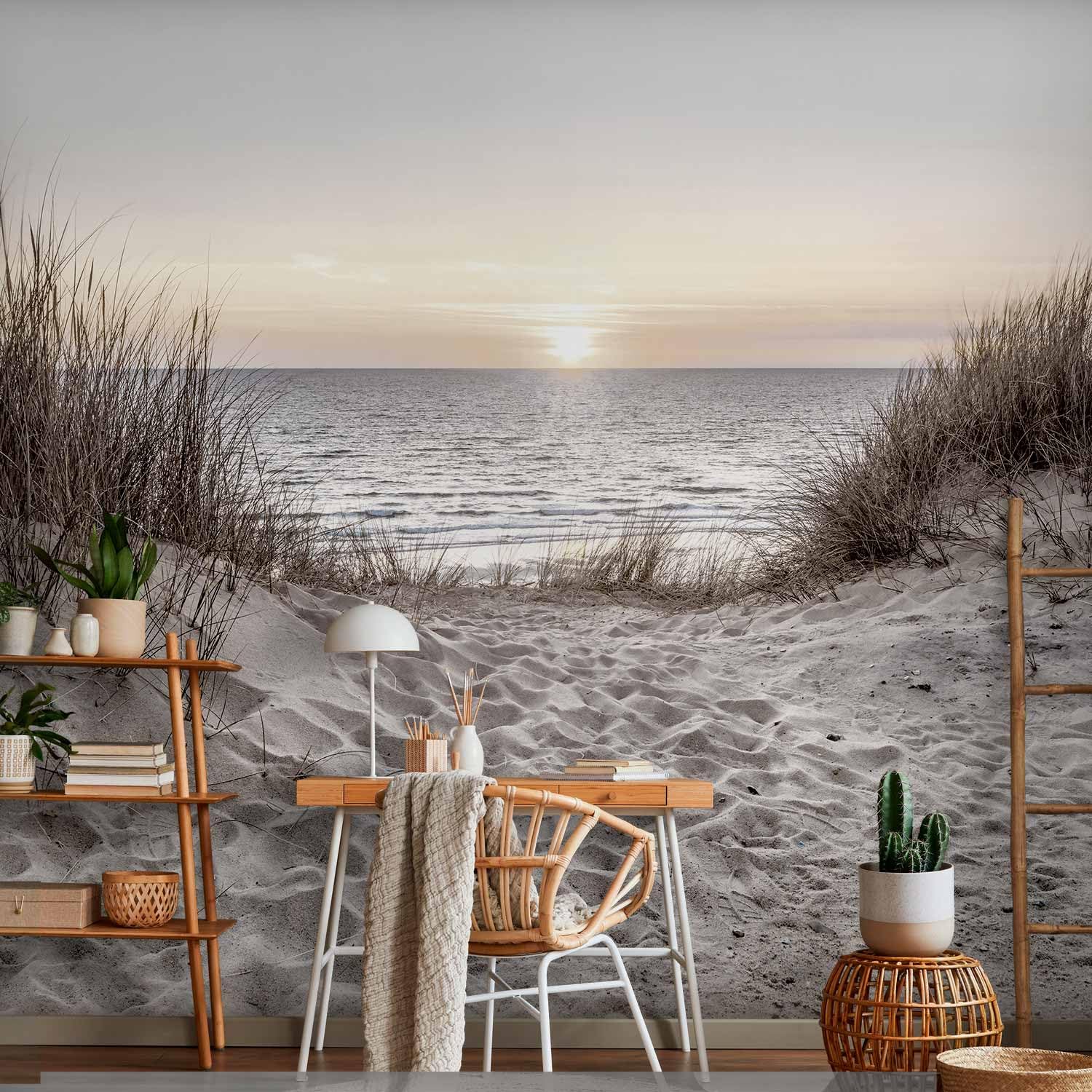 Carta Da Parati Adesiva Spiaggia E Mare - 490x350 Cm, 10 Strisce - Foto 8