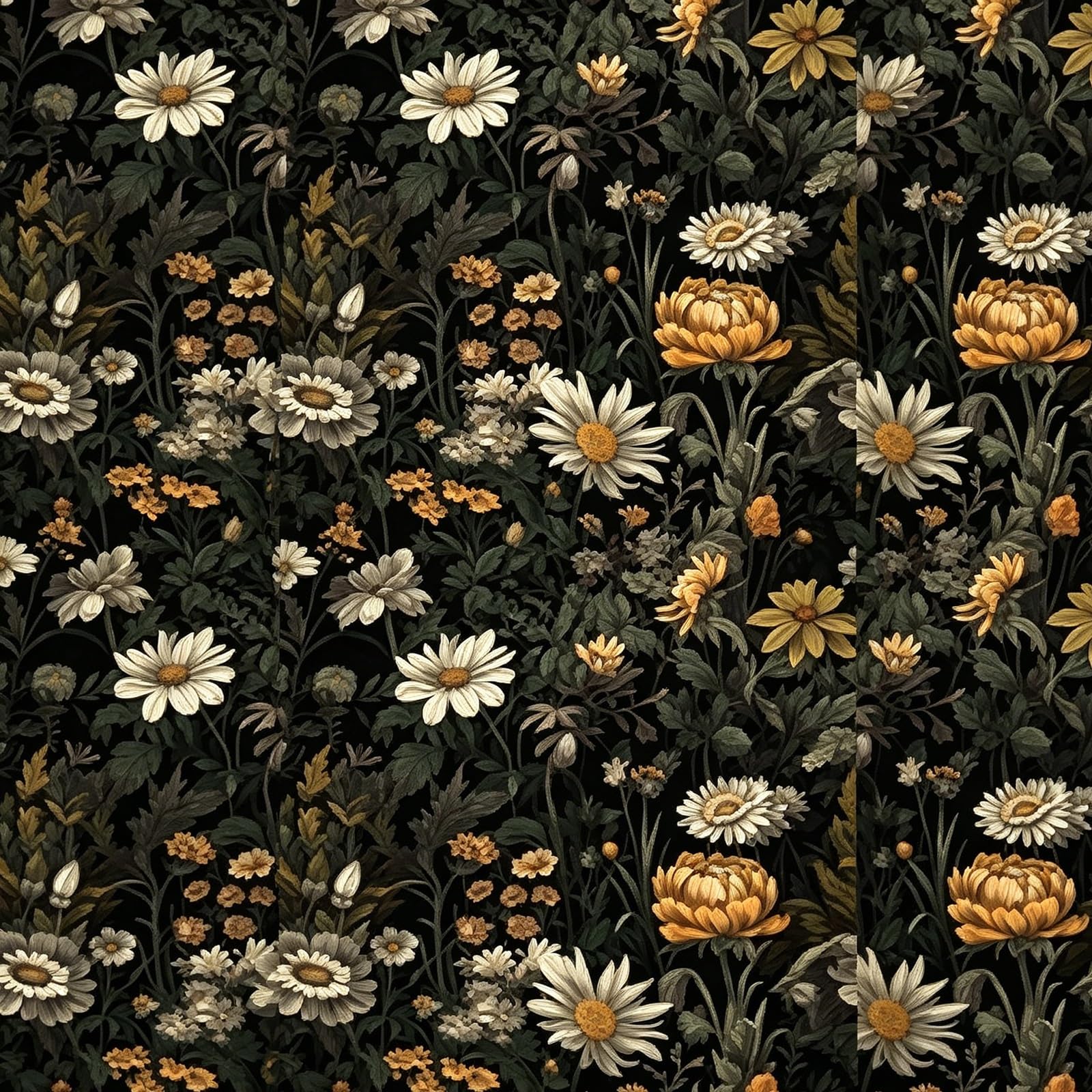 Zynqra G Peel And Stick Wallpaper,Floral Removable Self-Adhesive,For Bedroom Thicken(,L300cm/118.1In*W45cm/17.7In)