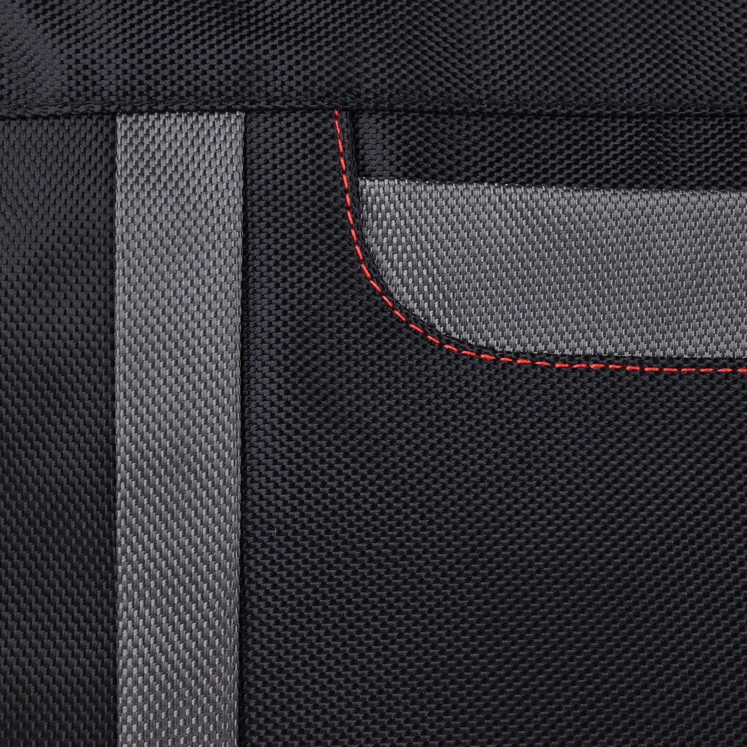 No Limits Borsa Messenger Laptop 13-15.6" con Tracolla Regolabile, Porta PC Uomo Donna, Multi Tasche, Nero
