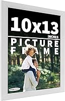 Vista 65 de Poster Palooza Marco de fotos de madera de pino macizo blanco de 18 x 8 Acrílico UV, respaldo de tablero de espuma y accesorios para colgar