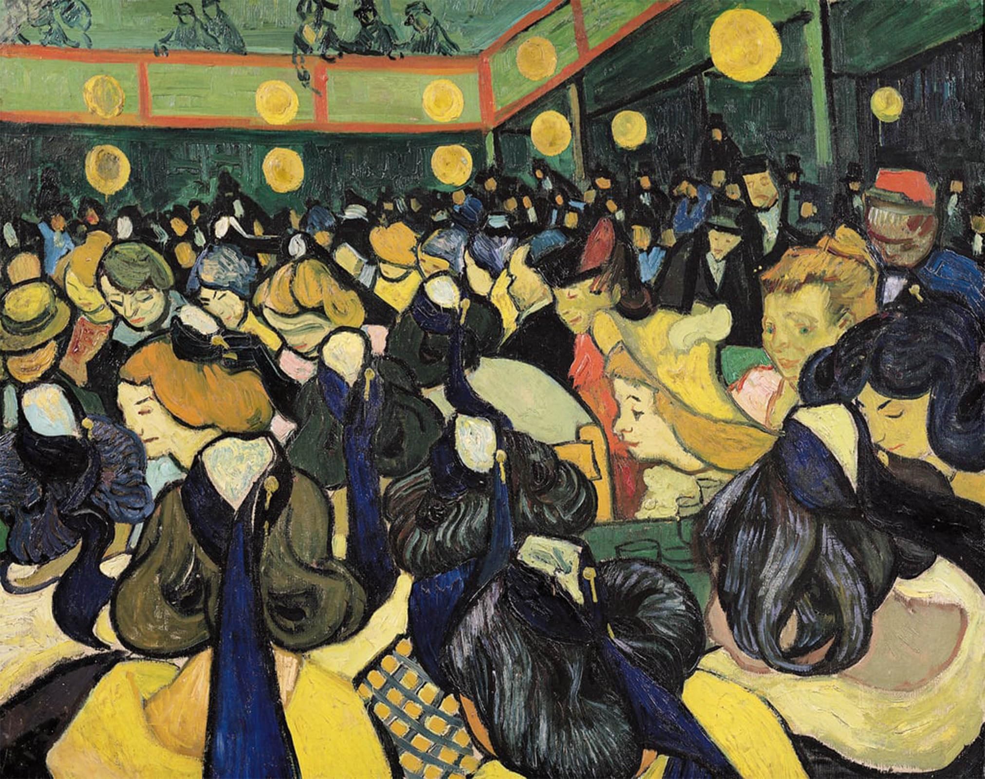 POSTERIIk Famous Print Pop Art Wall Art Graffiti the Dance Hall At Arles Art Prints for Home Decor 60x90cm