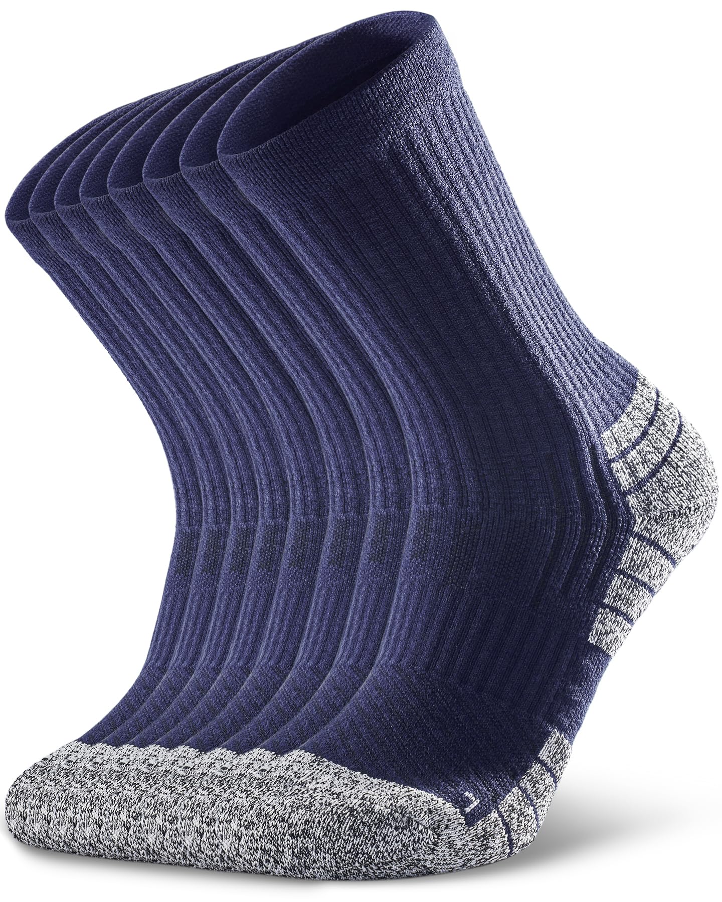 Hiking Socks - Winter Thermal Merino Wool Socks for Men & Women - Thick Crew Socks for Hunting Work
