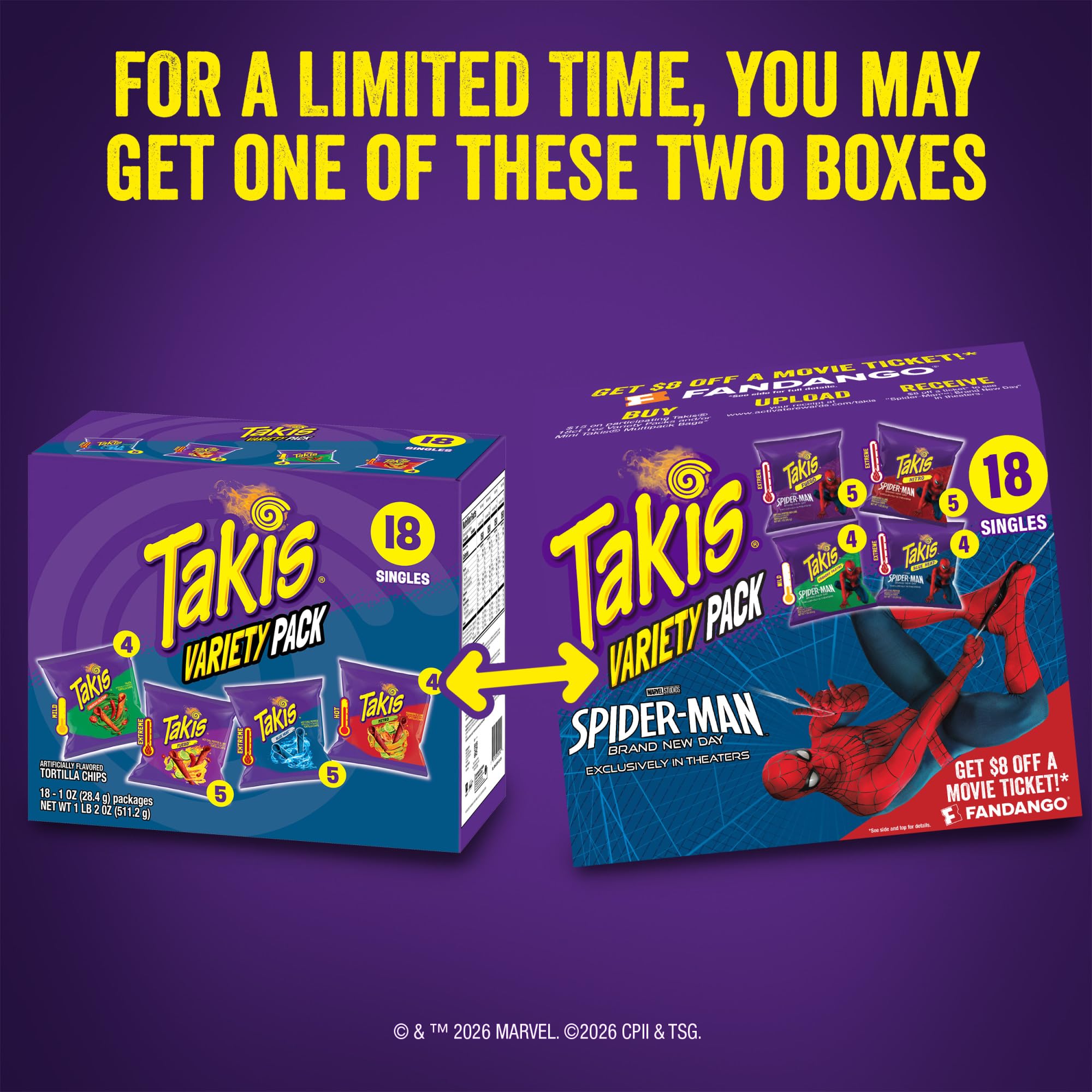 Takis Paquete variado de 18 unidades/1 onza, chips de tortilla enrollados mixtos de sabores surtidos, (5) Fuego 1 onza, (5) Blue Heat 28.3 g, (4) Nitro 28.3 g, (4) fajitas crujientes de 28.3 g