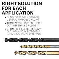 Vista 8 de Bosch CO2151 - Broca de metal de cobalto de 3/8 pulgadas x 5 pulgadas de 1 pieza para aplicaciones de perforación en metal de calibre ligero, acero