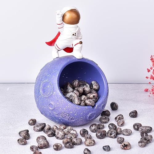 Vista 306 de Juego de piedras pulidas para chakras de 0.6 pulgadas, 7 piezas de piedras pulidas naturales y cristales a granel para curación, reiki, meditación