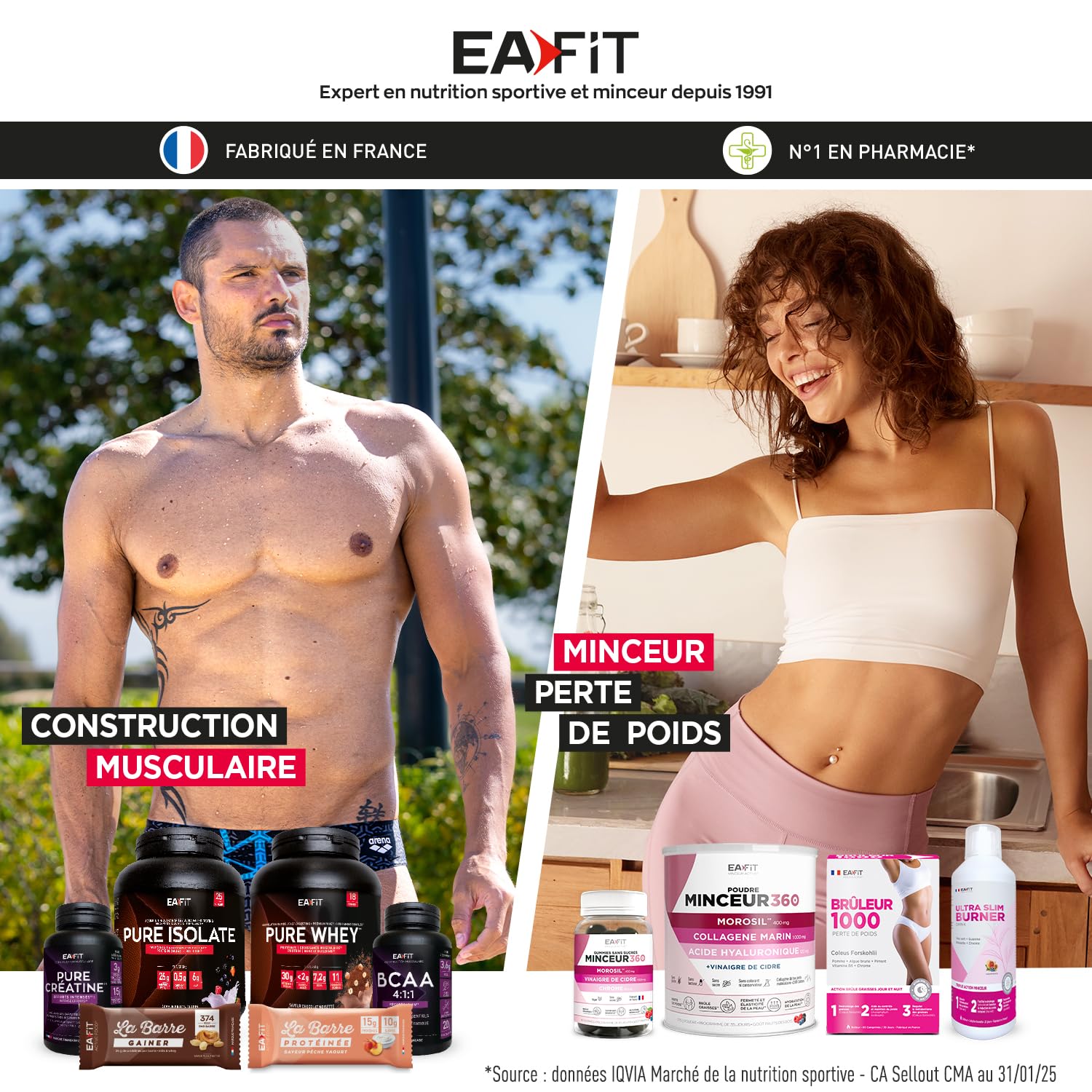 EAFIT Milk Egg 95 Micellaire 2,2kg - Vanille - Proteine de Caseine - Protéine musculation - Maintien masse musculaire - Assimilation lente - Marque Française - Anti-dopage - 73 portions