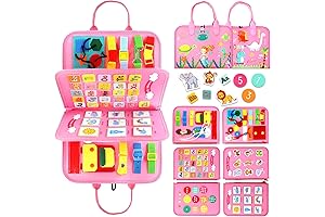 Qizfun Busy Board Doll: Empowering Young Minds with Sensory Exploration