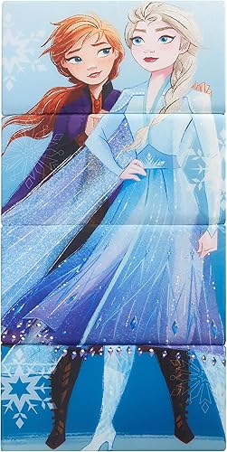 Disney Frozen - Tapete plegable para siesta portátil de acordeón de 2 niños 44 pulgadas de largo x 19 pulgadas de ancho