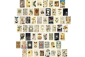 60 Vintage-Style Botanical Postcards