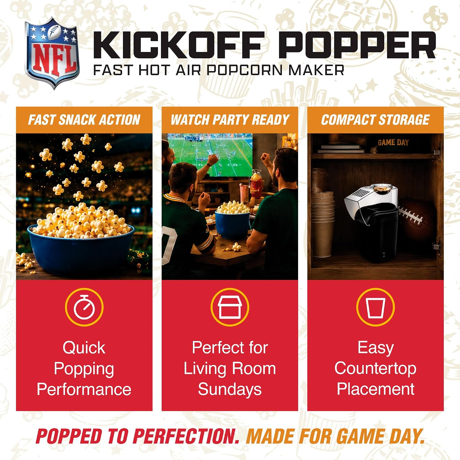SOAR NFL Popcorn Maker- Arizona Cardinals