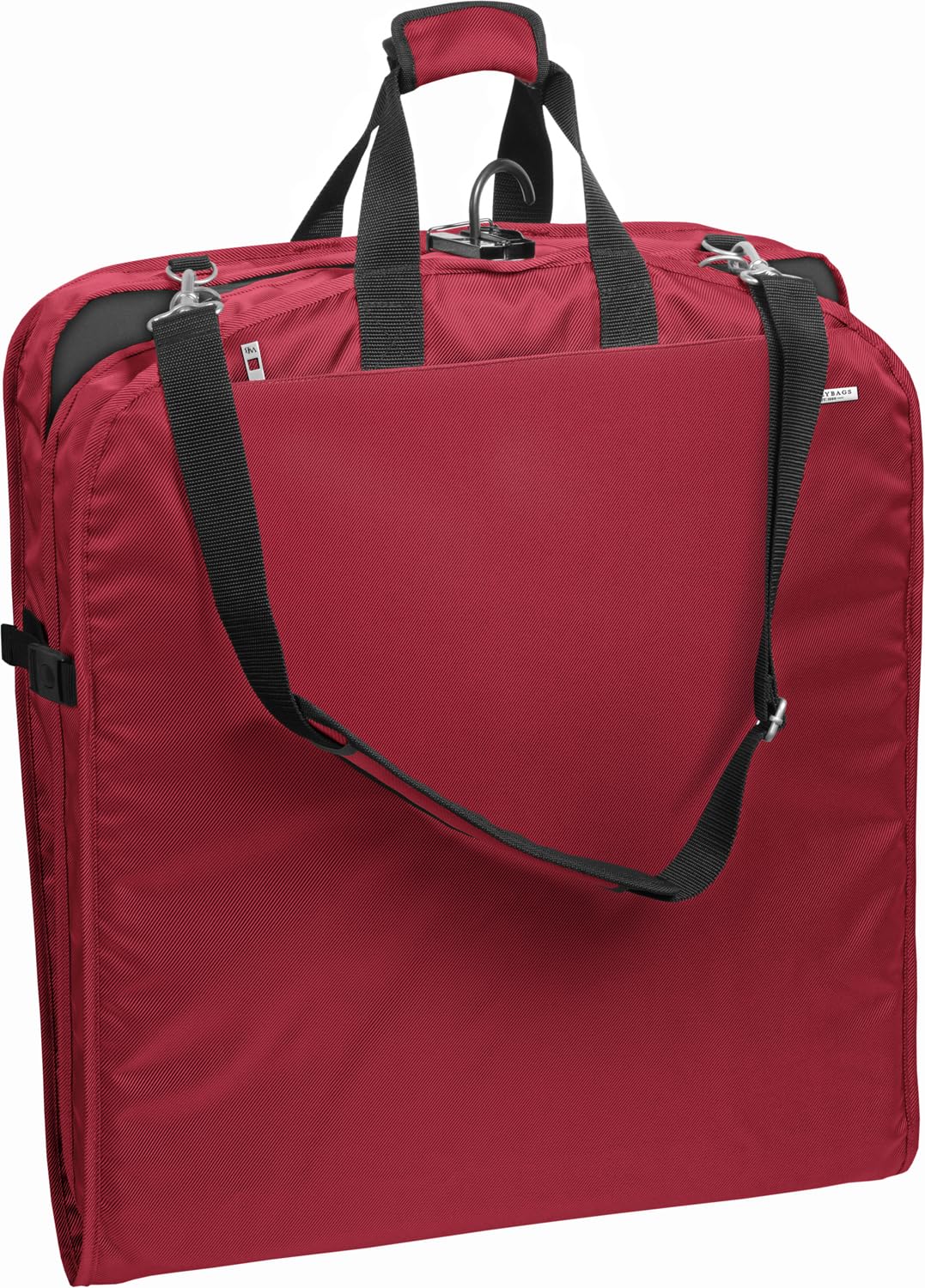 WallyBags® 42" Premium Carry-On Travel Garment Bag with Shoulder Strap and Multiple Pockets, Perfect for Suits, Shirts