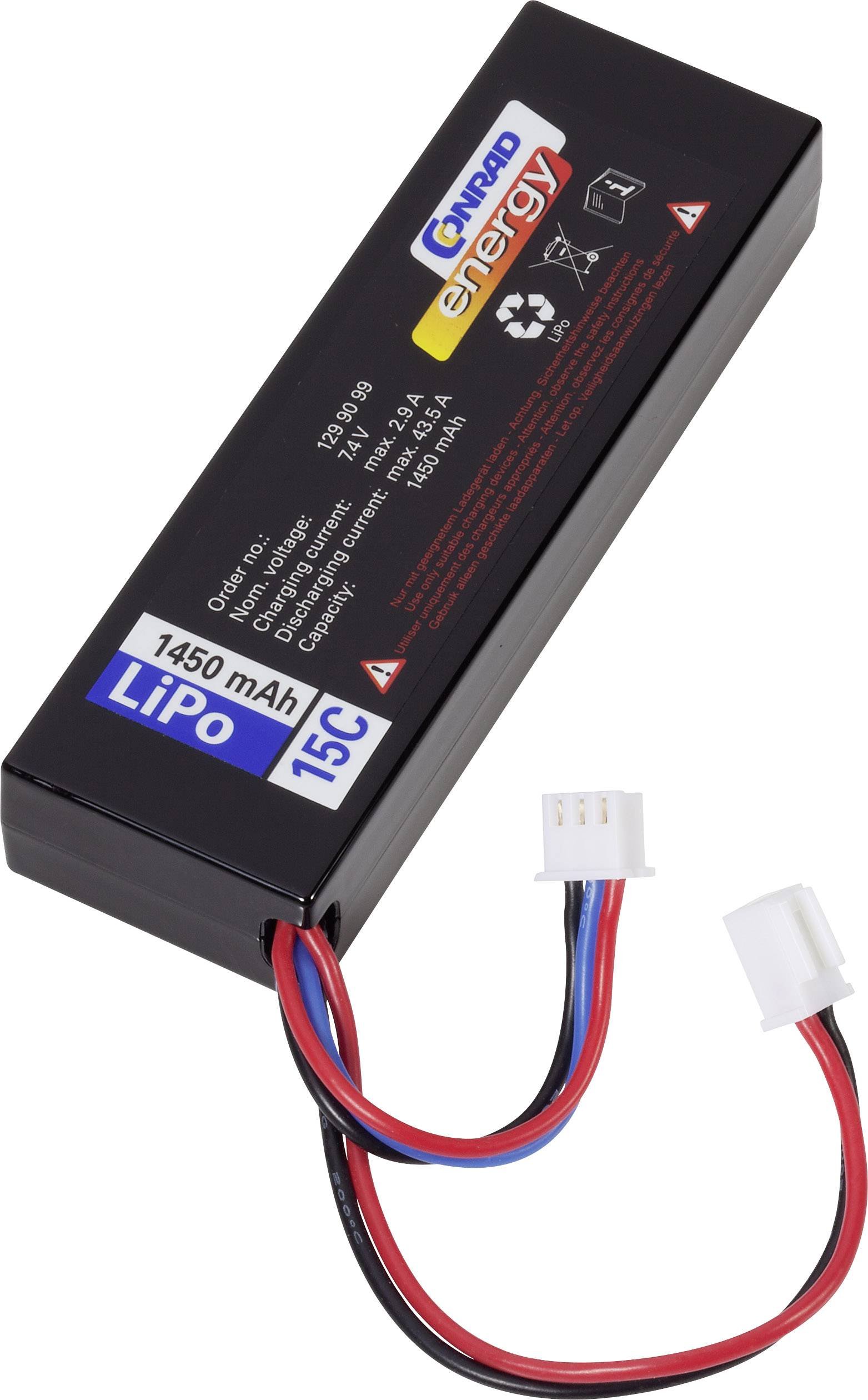Conrad Energy 7,4 V 1450 MAH LIPO AKKU MICRO CAR