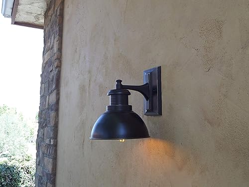 Miniatura 6 de AA Warehousing EL2014IB 1 - Iluminación de pared para exteriores, color negro imperial