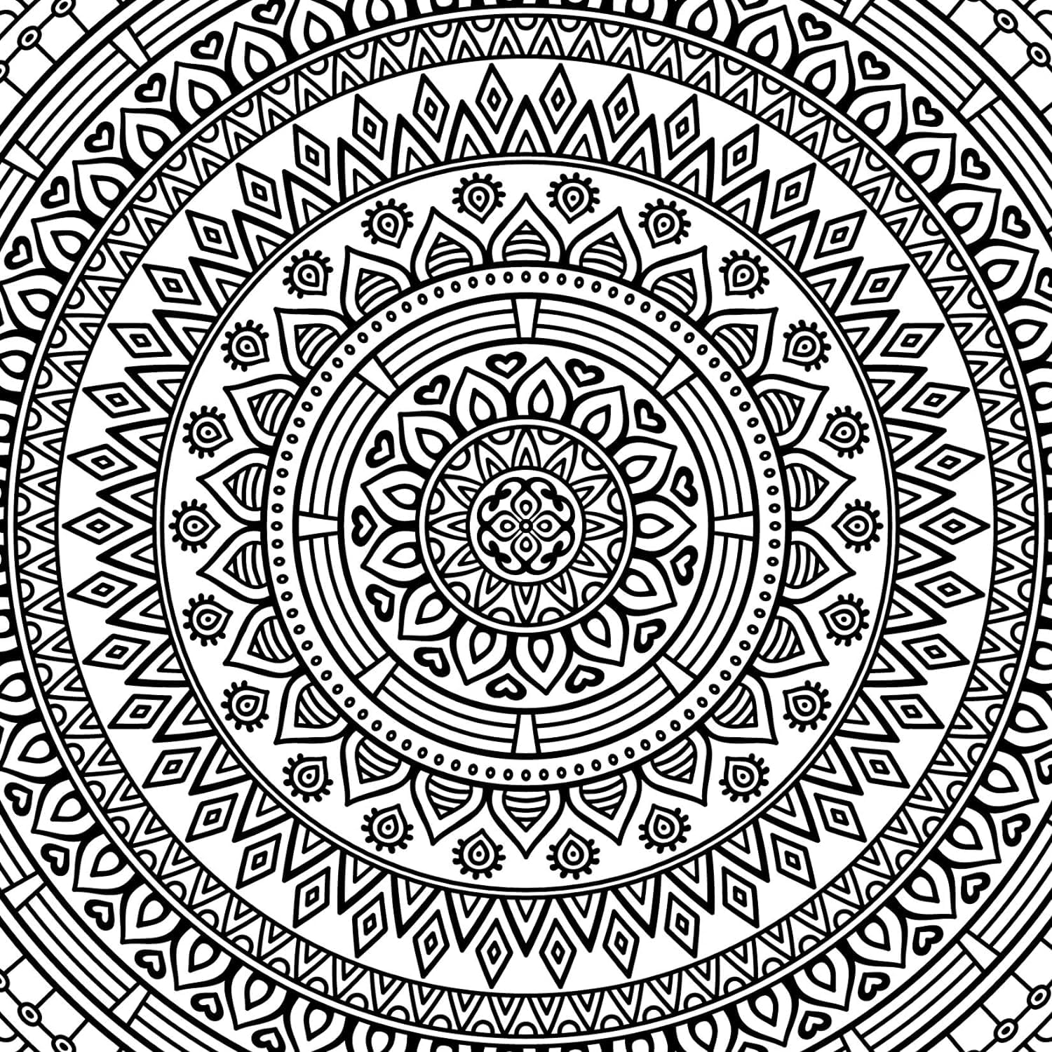Refreshing Mandala Colouring Book for Adults Book 3 | Intricate Mandala Designs for Mindfulness, Relaxation & Creativity | High Quality Paper for Pens, Pencils & Markers 4