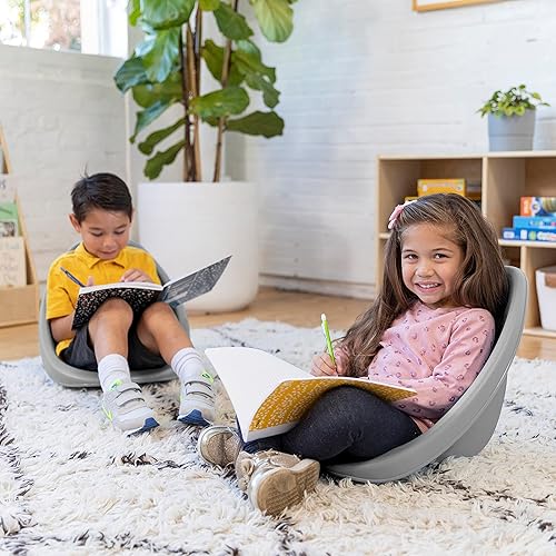 Miniatura 116 de ECR4Kids Leaf - Asiento de suelo, silla mecedora, color rojo, 6 piezas Azul,Contemporáneo,Tono tierra,Esmeralda/Sólidos,Verde Fern,Verde,Gris,Verde