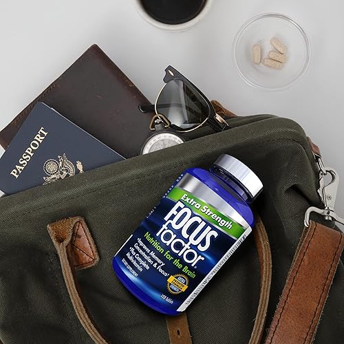 Miniatura 4 de Focus Factor Extra Strength para adultos, 120 unidades, suplemento cerebral para memoria y factor de fuerza, remolacha total masticables suaves con