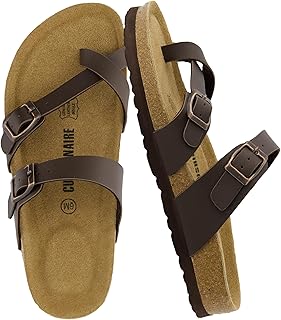 CUSHIONAIRE Cork Footbed Sandals with Comfort