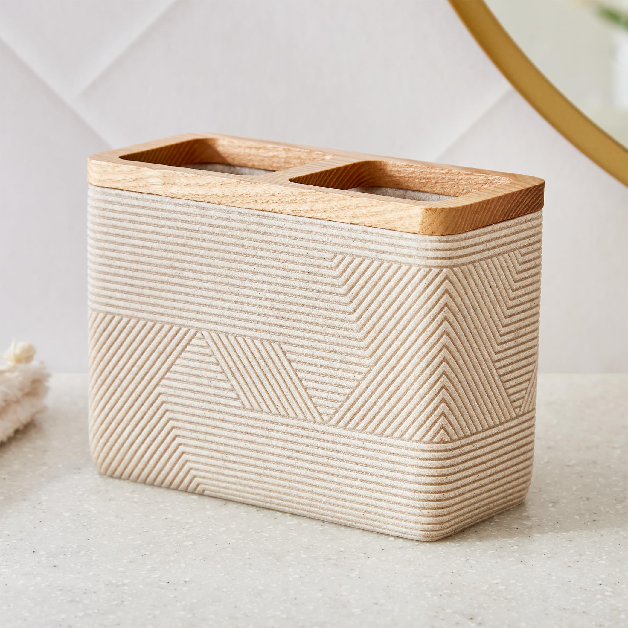 Home Centre Senegal Gaze Polyresin Tooth Brush Holder-image-10
