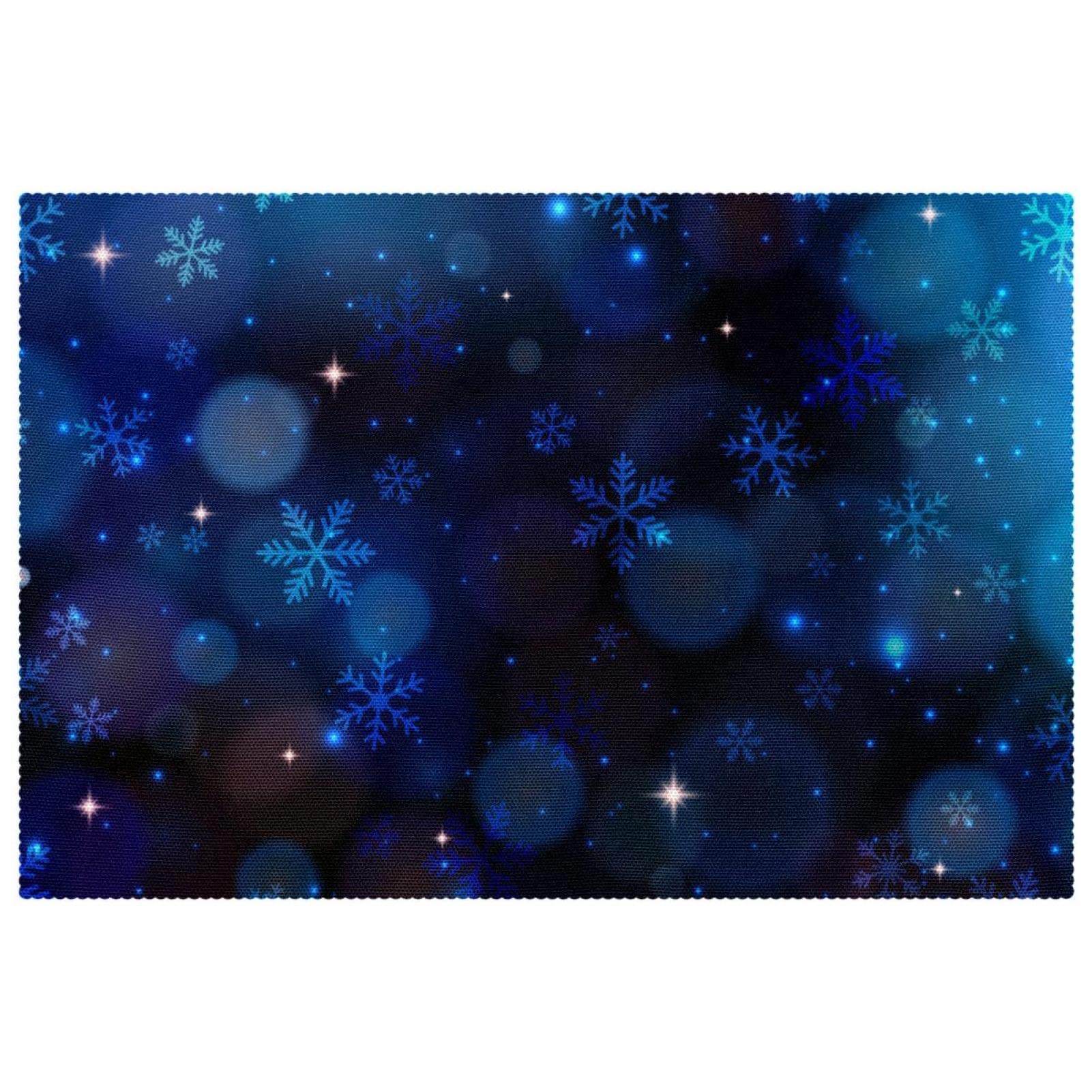 Set de table flocon de neige fini les plats qui glissent et les brûlures sur vos meubles