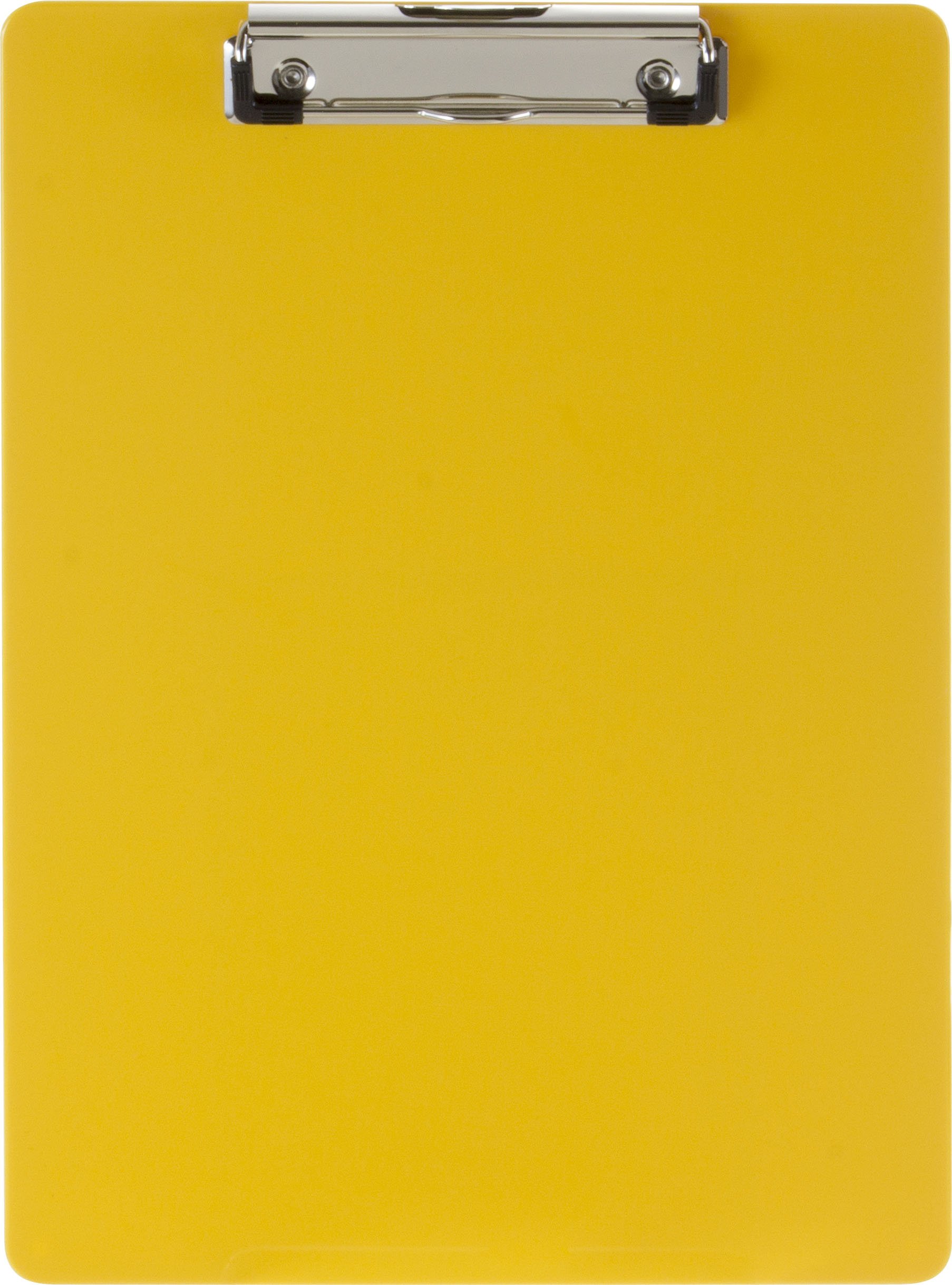 Officemate Recycled Plastic Clipboard, Letter Size, Yellow (83062)