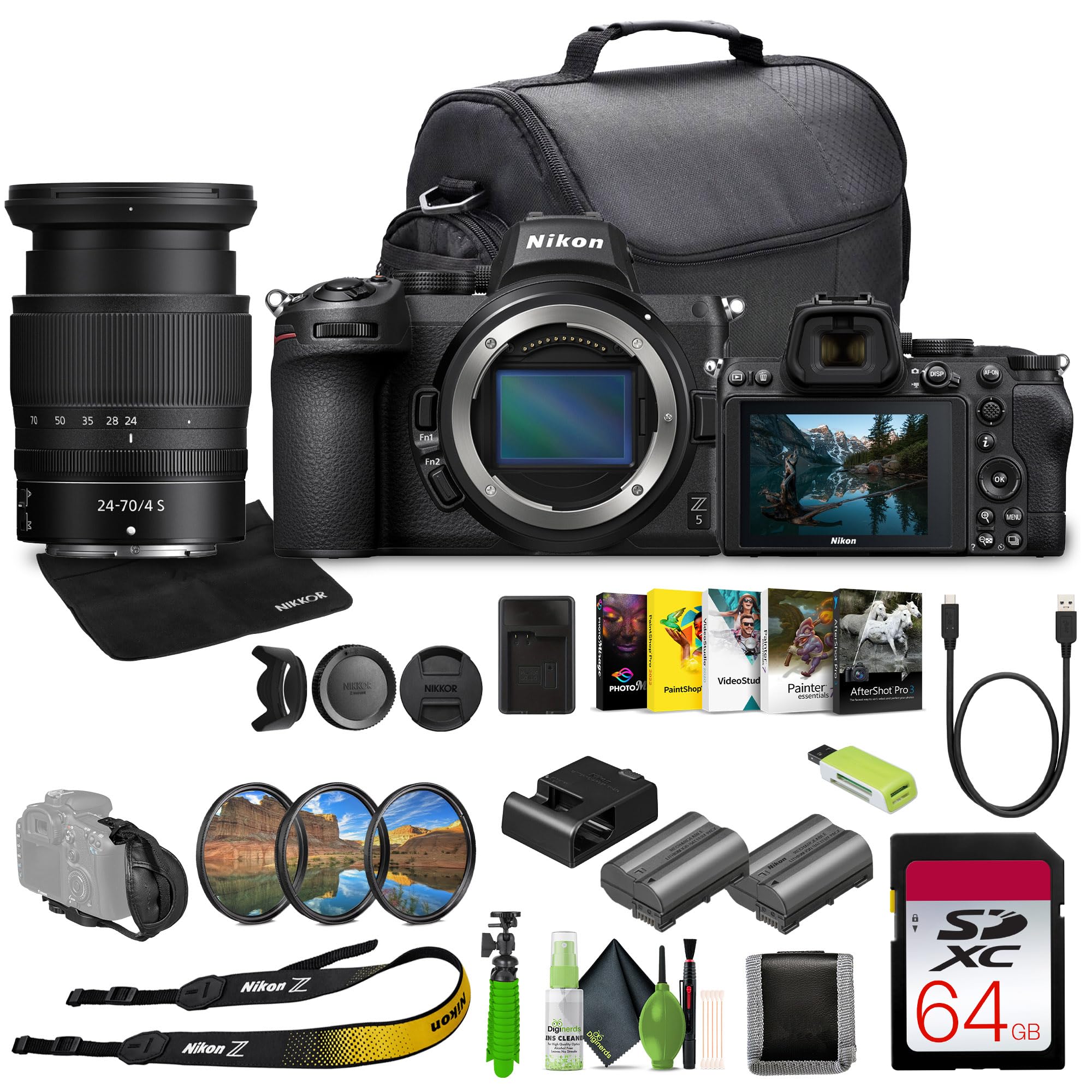 Amazon.com : Nikon Z5 Mirrorless Full Frame Camera with 24-70mm f
