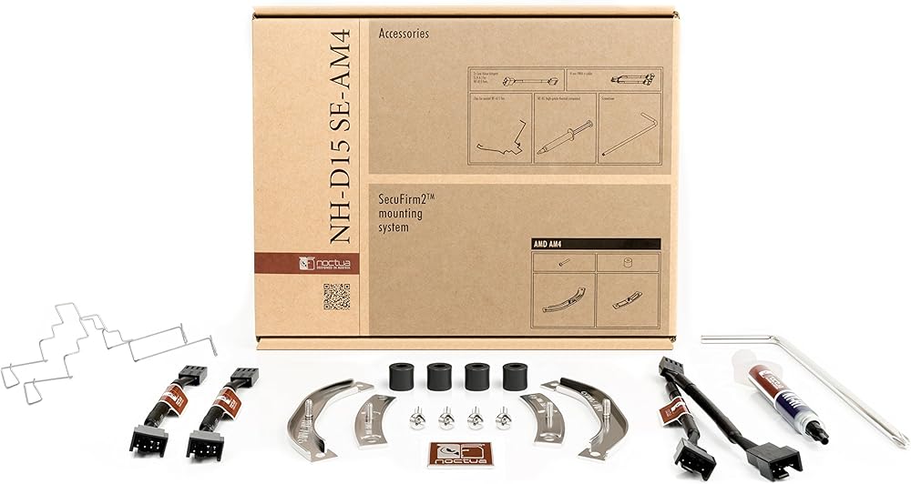 Noctua NH-D15 SE-AM4, Premium Dual-Tower CPU Cooler for AMD AM4 (Brown) thumbnail 5