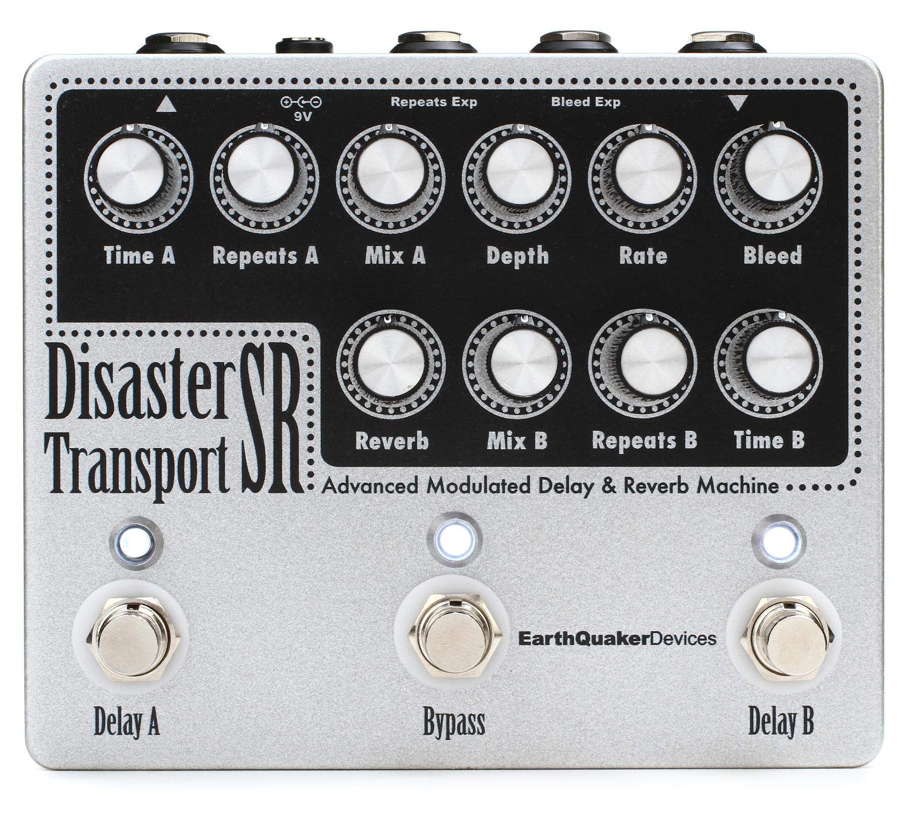 EarthQuaker Devices Disaster Transport SR Dual Delay Effects Pedal 