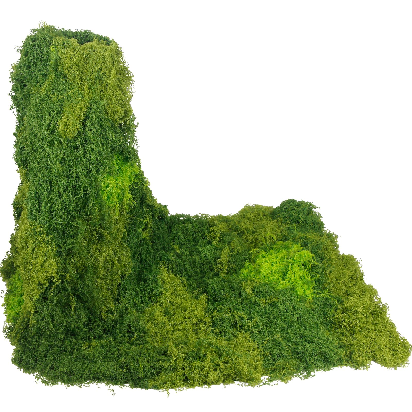 CEWUDA Artificial Moss Mat for Decorating Mossy Table Runner Blanket Fake Moss Rug for Plants Indoor 16" x 79" Green Faux Grass Mat for Planters Crafts DIY Centerpieces Fairy Garden Wedding 40x200cm