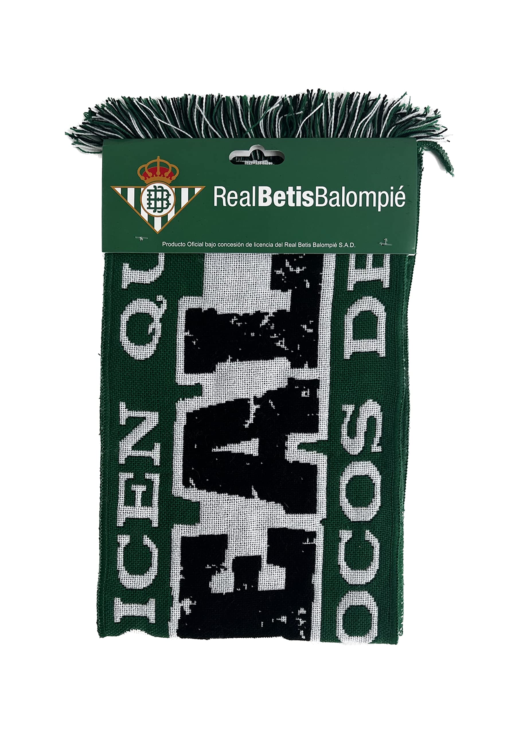 Real Betis Balompie Szalik Betis, zielony, 132x19 Unisex Dorosły, Zielony, 132x19