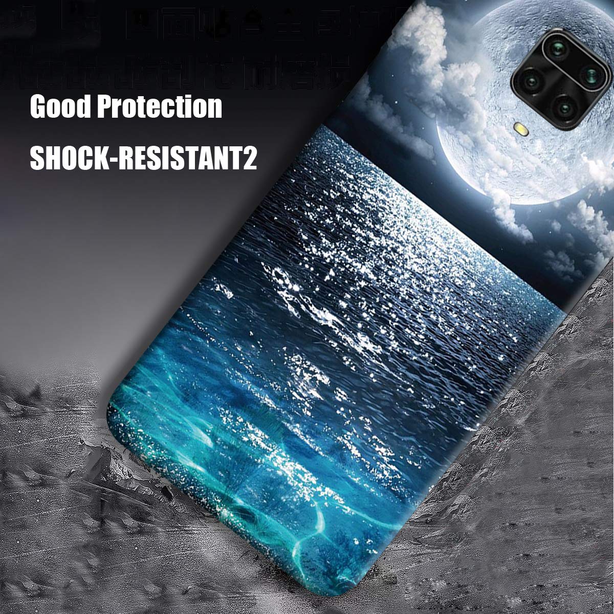 Saqmkil Cover per Xiaomi Redmi Note 9 Pro/Note 9S 4G, Fiori Disegni Aesthetic Custodia per Ragazze Donne, Sottile Silicone Morbida TPU Antiurto Bumper