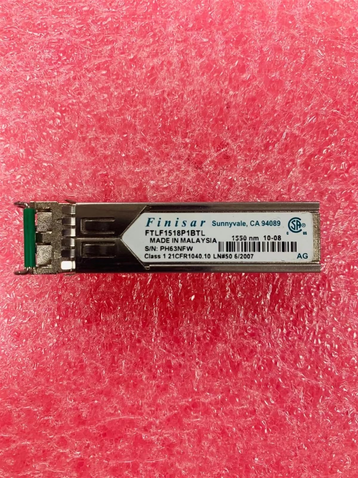 Switch Ottico 1,25g 80km 1550NM SFP FTLF1518P1BTL 1,25GB Transceiver in Fibra Adattatore di Rete Modulo for Uso Generale