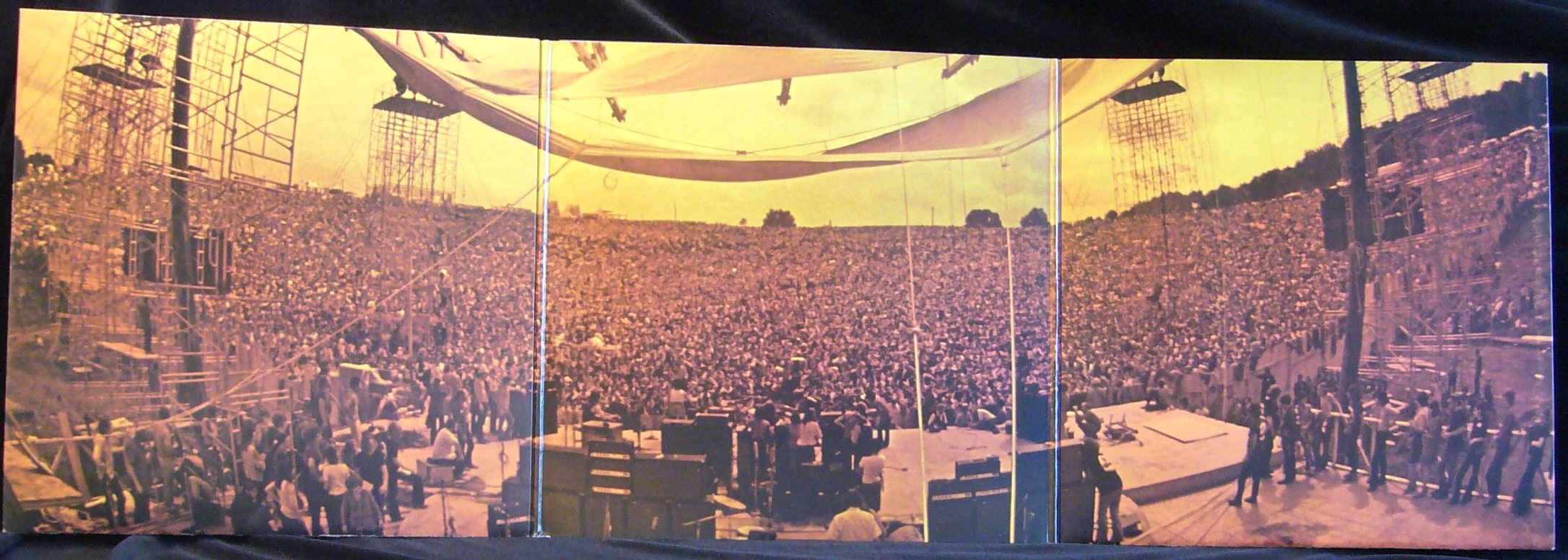 Woodstock - Music from the Original Soundtrack and More (UK 1st pressing triple vinyl LP in tri-fold top loading gatefold sleeve)
