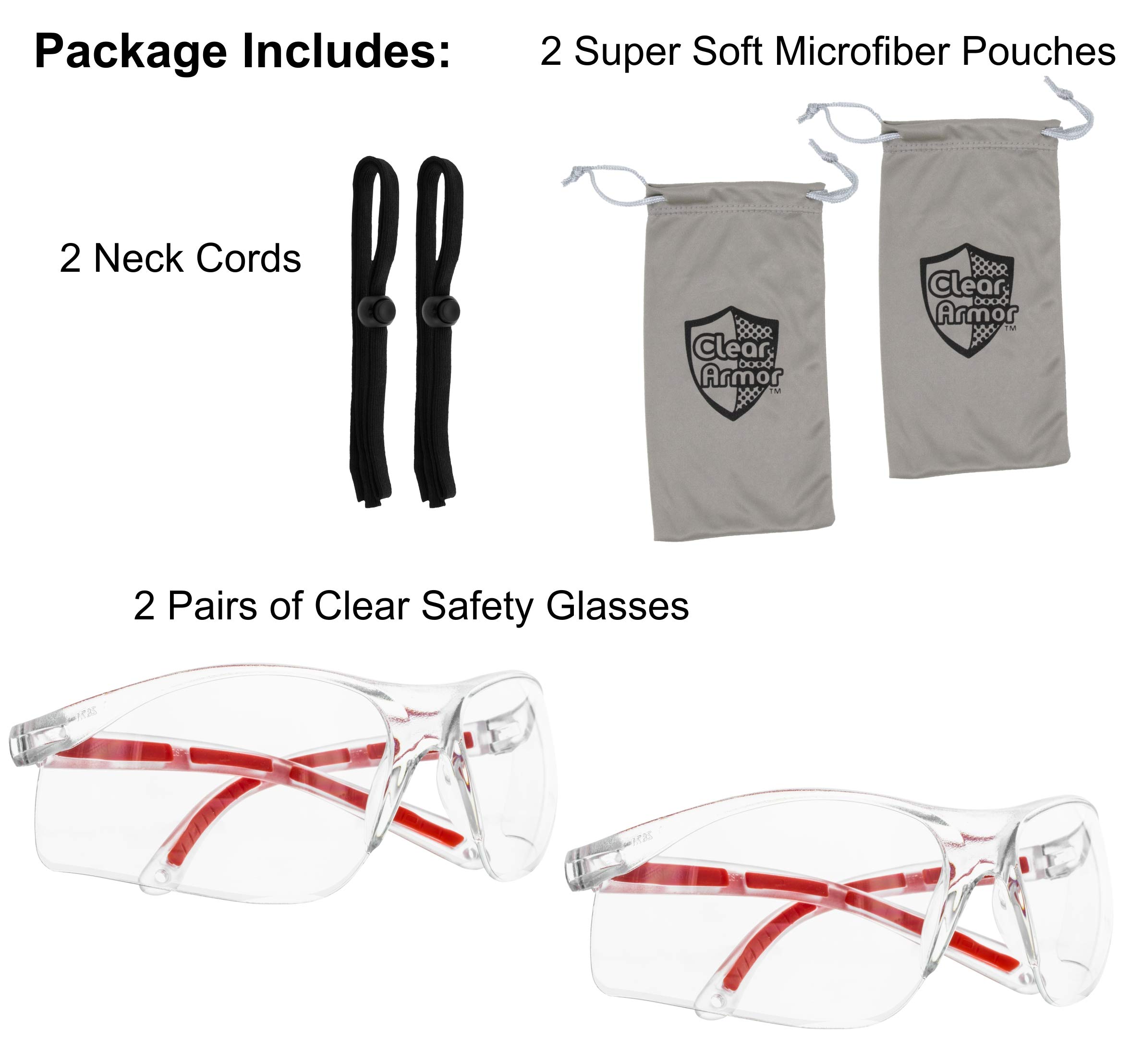 Gafas de seguridad transparentes