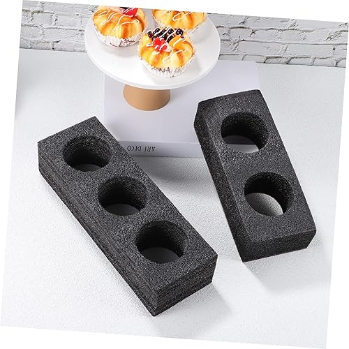 Miniatura 7 de 4 unidades portador de bebidas dos bandejas de tres tazas para llevar fácilmente bebidas picnic y reuniones familiares embalaje de bebidas