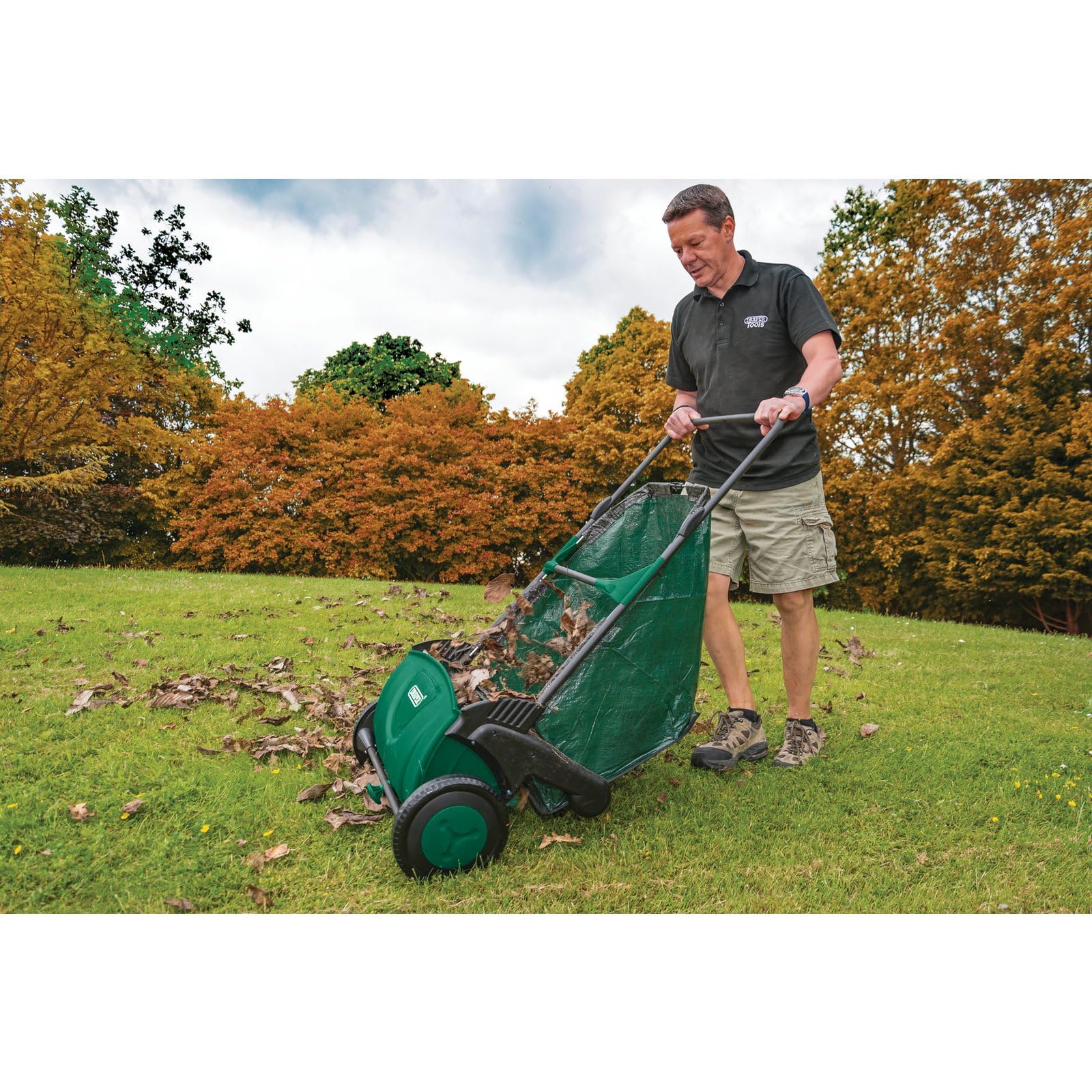 Image secondaire de Draper 53 cm Jardin Sweeper, Vert/Noir, Taille Unique