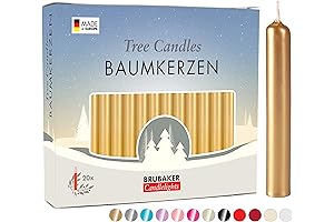 Gold Chime Candles: Festive Illumina and Melodious Delights