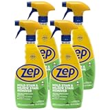 Zep Mold Stain and Mildew Stain Remover - 32 oz &lpar;Pack of 4&rpar; ZUMILDEW32 - Professional Strength No Scrub Formula