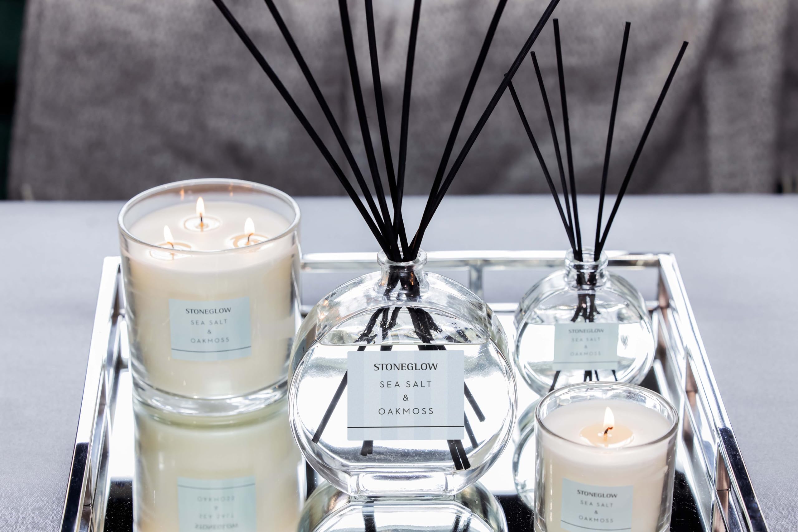 Modern Classics – Meersalz & Eichenmoos – Schilfrohr-Diffusor, groß