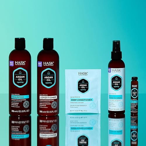 Vista 60 de HASK Juego de champú + acondicionador para cabello teñido Sin sulfatos, sin parabenos, sin gluten, vegano, sin crueldad, seguro para el color 12