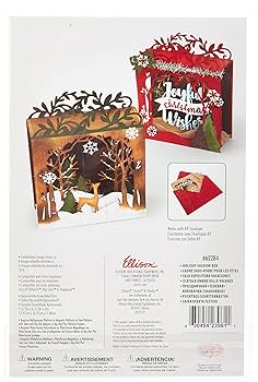 Amazon.com: Sizzix, Multi Color, Thinlits Die Set , Holiday