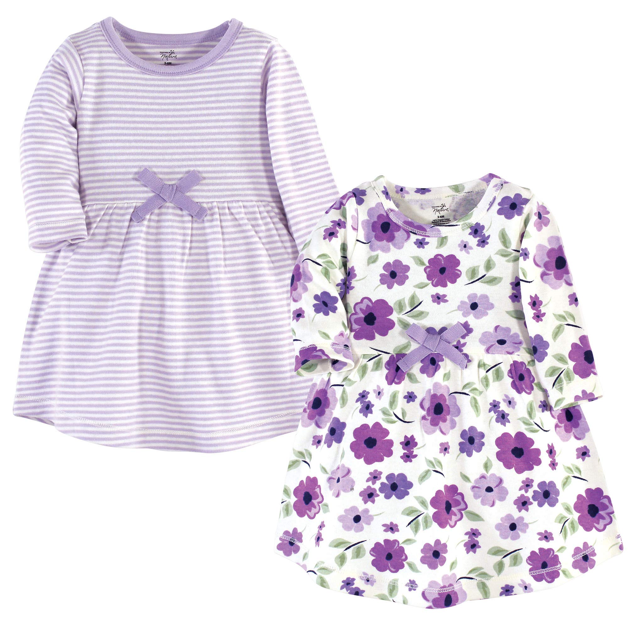 Touched by Nature Girls, Toddler, Baby and Womens Organic Cotton Short-Sleeve and Long-Sleeve Dresses
