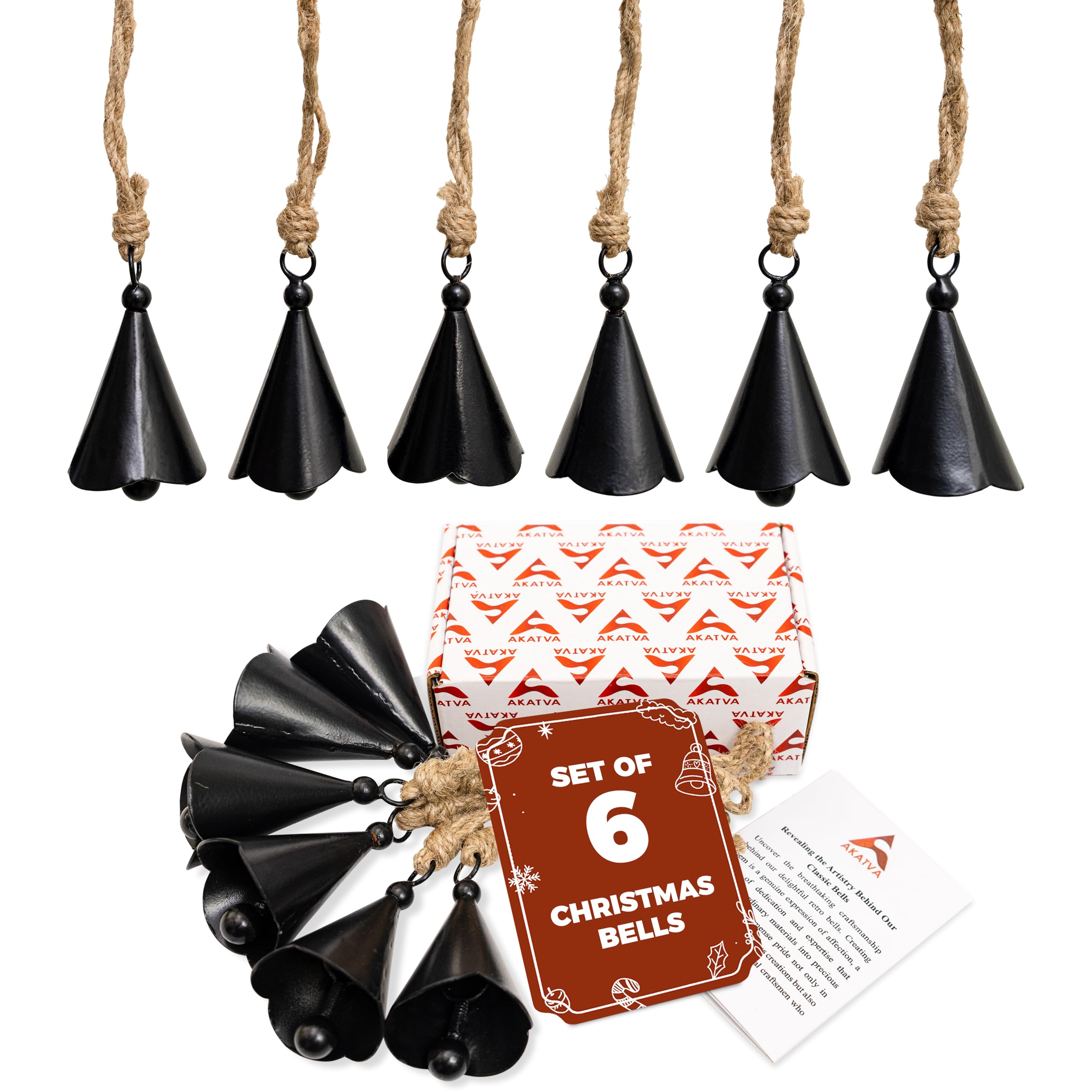 Amazon.com: AKATVA Black Christmas Ornaments Set – Vintage