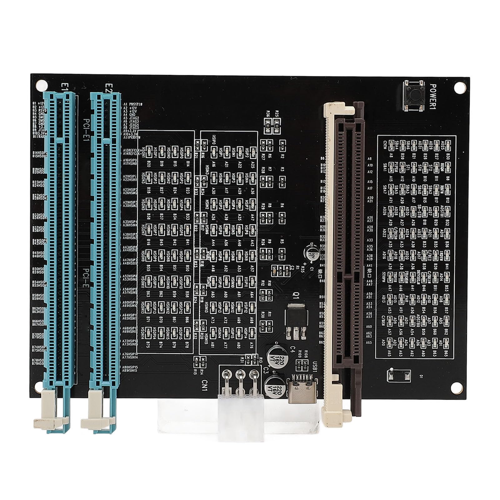 Wisoqu AGP PCI E Image Video Card Checker Tester, Graphics Card Diagnostic Tool, Purpose Socket Tester with Light, Accurate Fault Localization