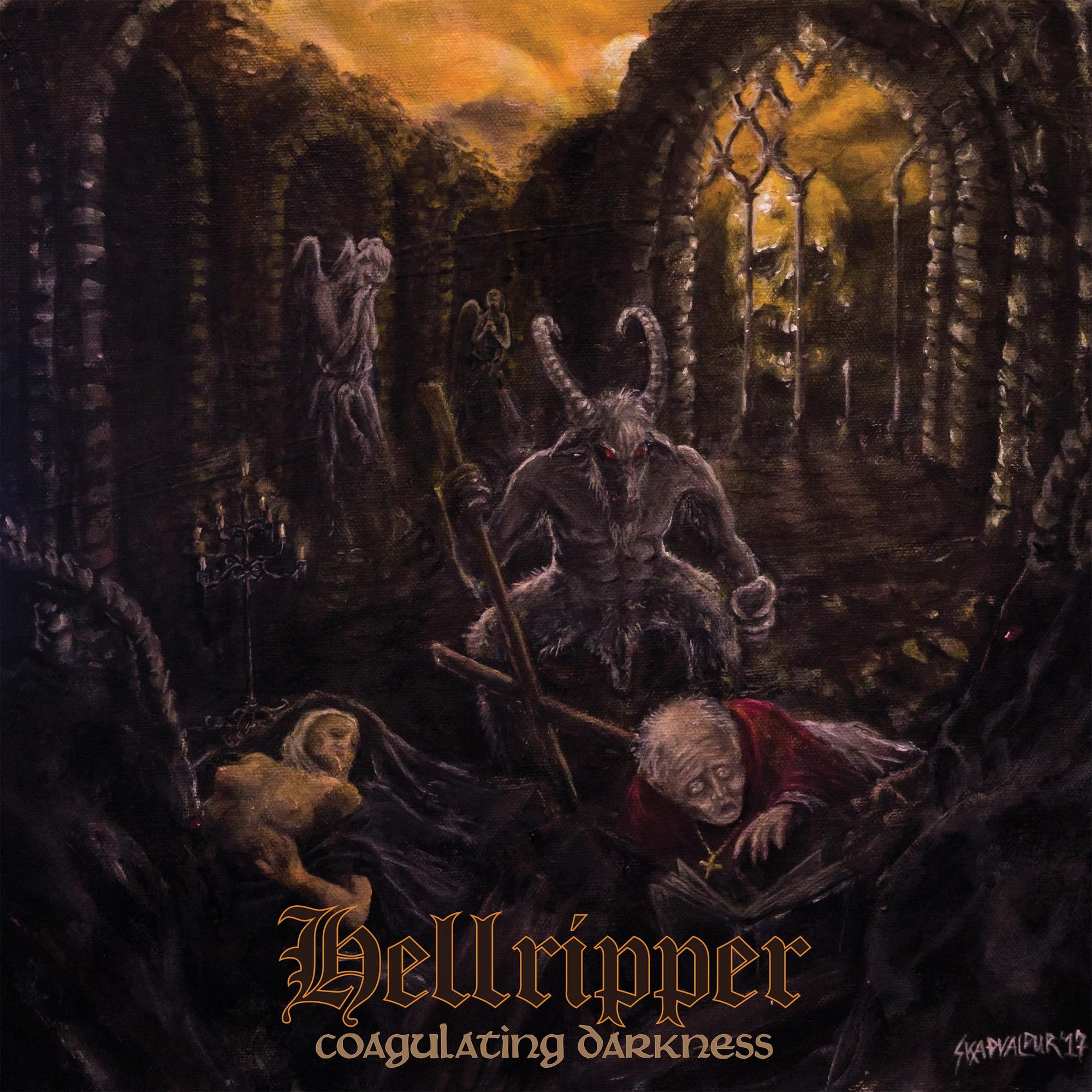 Coagulating darkness